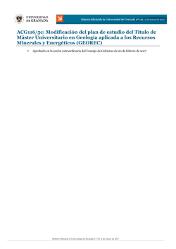 (GEOREC). - secretaria general ugr