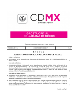 í ndice administración pública de la ciudad de méxico
