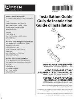 Installation Guide Guía de Instalación Guide d`installation