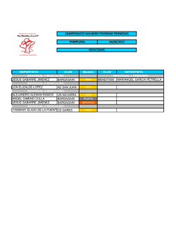 Resultado POOMSAEPROMESAS 2017