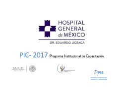 PIC- 2017 Programa Institucional de Capacitación.