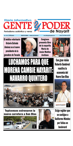luchamos para que morena cambie nayarit: navarro