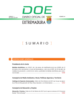 DOE - Junta de Extremadura