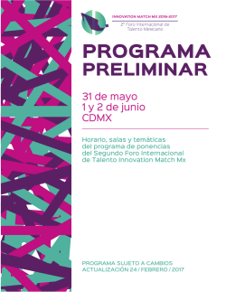 programa - Innovation Match MX