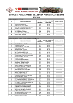 resultados - Ugel Lampa