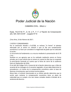 Poder Judicial de la Nación
