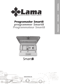 Manual del usuario Programador Smart8 2017