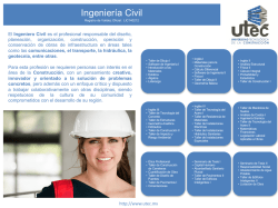 Ingeniería Civil - Universidad Tecnológica de la Construcción