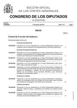 boletín oficial de las cortes generales