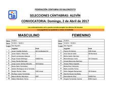 Alevín - Federación Cántabra de Baloncesto