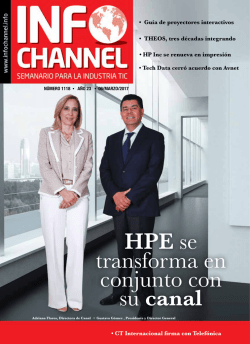 HPE se transforma en conjunto con su canal