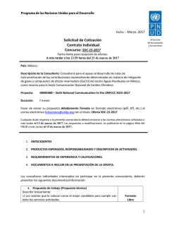 SDC-15-2017 - UNDP | Procurement Notices