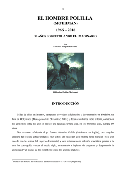 EL HOMBRE POLILLA - 50 ANIVERSARIO- 1966-2016