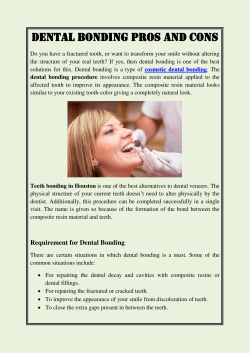 DENTAL BONDING PROS AND CONS