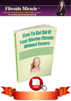 Fibroids Miracle PDF EBook Amanda Leto Download Free Report