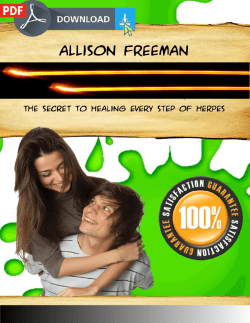 One Minute Herpes Cure PDF EBook Allison Freeman Valuable Free Report ..... {ACCESS LINK INSIDE THE BOOK: Use Right Click » Open Link In New Tab}